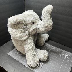 Jellycat WANDERLUST ELLY Gray Floppy Plush Stuffed Animal Large RARE NWT HTF