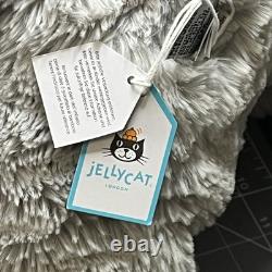 Jellycat WANDERLUST ELLY Gray Floppy Plush Stuffed Animal Large RARE NWT HTF