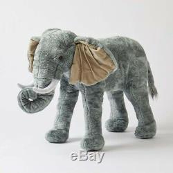 Jiggle & Giggle Animal Large Standing Elephant Kids Plush Toy
