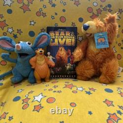 Jim Henson's Bear In The Big Blue House Plush Toy Lot