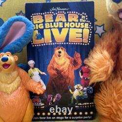 Jim Henson's Bear In The Big Blue House Plush Toy Lot