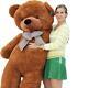 Joyfay 78 Giant Teddy Bear Dark Brown Huge Stuffed Toy Birthday Gift 200cm
