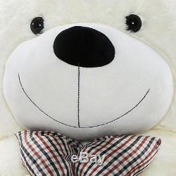 Joyfay 91'' 230cm White Giant Teddy Bear Stuffed Plush Toy Valentine Gift