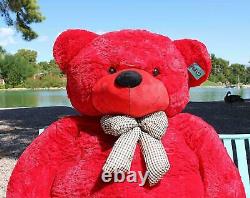 Joyfay 91in 230cm Red Giant Teddy Bear Plush Toy Birthday Valentine Gift