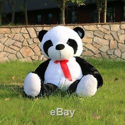 Joyfay Giant 63 160 cm Panda Bear Stuffed Plush Toy Birthday Gift