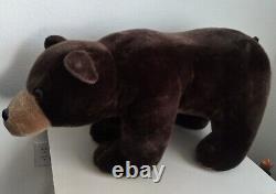 Jumbo 3-foot Bank of the West Grizzly Brown Bear Plush Stuffed Animal 36 Heavy