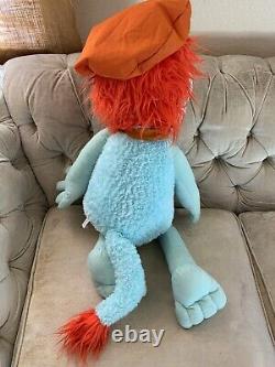 Jumbo Fraggle Rock Muppets Boober Jim Henson Rare Huge 33'' Plush Stuffed Toy