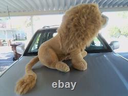 Jumbo Giant Realistic Safari African Plush Stuffed Lion Animal 35