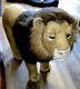 Jumbo Large Plush Lion Stuffed Animal Fao Schwartz Sit On Toy R Us Rare With Tag