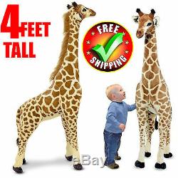 Jumbo Stuffed Animal 4 Feet Tall Extra Giant Big Kid Child Large Giraffe Plush