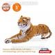 Jumbo Stuffed Lying Tiger 5ft Long Gian Big Kids Child Large Animal Plush Gift