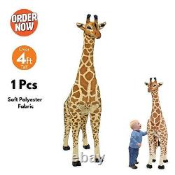 Jumbo Stuffed Standing Giraffe 50 Tall Giant Big Kid Child Large Animal Plush