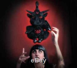 KILLSTAR KREEPTURES Dark Lord Blackout Plush Toy Devil Gothic Black RARE NWT