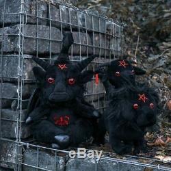 KILLSTAR KREEPTURES Dark Lord Blackout Plush Toy Devil Gothic Black RARE NWT