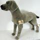 Kosen Made In Germany New Weimaraner Gray Plush Dog Gray Ghost
