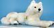 Kosen Made In Germany New White Lying Arctic Wolf Plush Toy