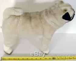 KOSEN Of Germany #5890 NEW Standing Pug Dog Plush Toy