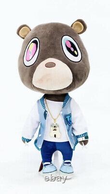 Kanye West Graduation Bear Plush Toy Rare Ye GOAT Pink Polo Donda