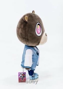 Kanye West Graduation Bear Plush Toy Rare Ye GOAT Pink Polo Donda