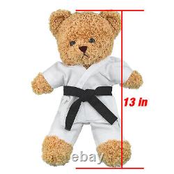 Karate Taekwondo Teddy Bear Martial Arts Plush Stuffed Animal Gift Toy