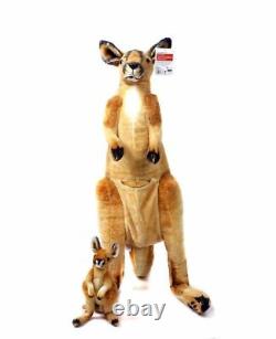 Kari the Kangaroo and Joey 3 Foot Big Stuffed Animal Plush Roo