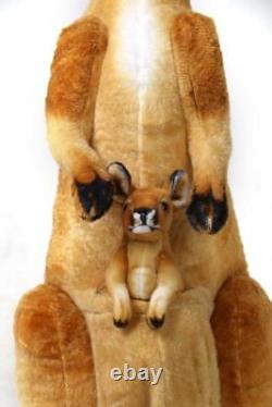 Kari the Kangaroo and Joey 3 Foot Big Stuffed Animal Plush Roo