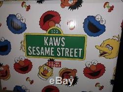 Kaws x Sesame Street Uniqlo Plush Toy Box Set New In Box