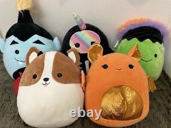 Kellytoy Squishmallows Complete Set of Five 12 Halloween 2021 with Tangie NWT