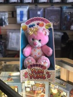 Kenner Vintage Party Yum Yums TEDDY CAKES BEAR Pink Plush Figure BOXED