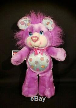 Kenner vintage Party Yum Yums plush stuffed animal- jolly lollipop lion purple