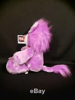 Kenner vintage Party Yum Yums plush stuffed animal- jolly lollipop lion purple