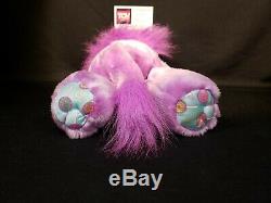 Kenner vintage Party Yum Yums plush stuffed animal- jolly lollipop lion purple