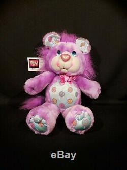 Kenner vintage Party Yum Yums plush stuffed animal- jolly lollipop lion purple