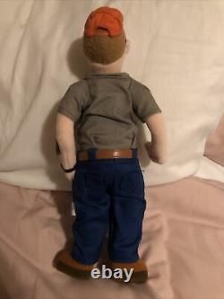 King Of The Hill 1999 DALE GRIBBLE Plush Doll soft toy RARE WithTags Mike Judge