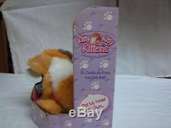 Kitty Kitty Kittens Rascal Purring Sound Kitty Kitten Cat Plush DSI 2001 New
