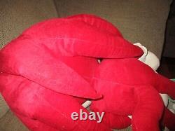 Knuckles The Echidna Sega Toy Network Stuffed Animal Plush LARGE Almost 3 FT