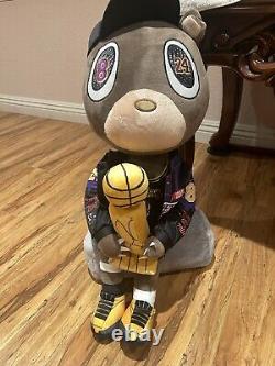 Kobe HOF Bear KanyeNWT GREDEE Arts plush limited edition 24 inches with stand