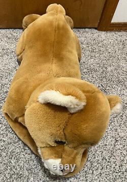 LARGE Aurora World Cougar Puma Mountain Lion 32 Plush Stuffed Animal Big Cat