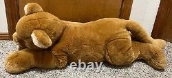 LARGE Aurora World Cougar Puma Mountain Lion 32 Plush Stuffed Animal Big Cat