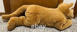 LARGE Aurora World Cougar Puma Mountain Lion 32 Plush Stuffed Animal Big Cat