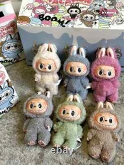 Lab-u-B-U Plush LAFUFU V1 Blind Packs Eating Macarons Series Figures Set of 6