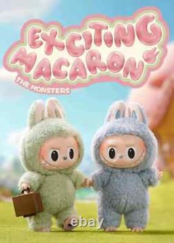 Lab-u-B-U Plush LAFUFU V1 Blind Packs Eating Macarons Series Figures Set of 6