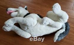 Large 30 Fine Toy Husky Wolf Plush