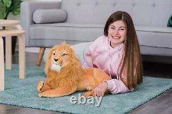 Large 65cm Soft Toy Plush The Lion King Style Teddy Bear Stuffed Simba Mufasa