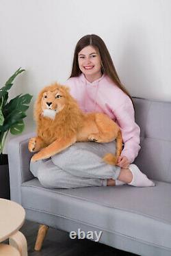 Large 65cm Soft Toy Plush The Lion King Style Teddy Bear Stuffed Simba Mufasa
