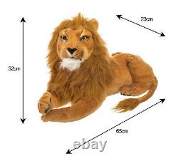 Large 65cm Soft Toy Plush The Lion King Style Teddy Bear Stuffed Simba Mufasa