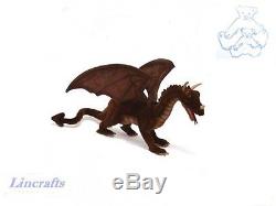 Large Dragon Plush Soft Toy Mythalogical Creature by Hansa from Lincrafts. 4929