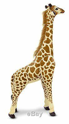 Large Giraffe Stuffed Toy Kids Stuff Plush Animal Giant Big Realistic Polyester