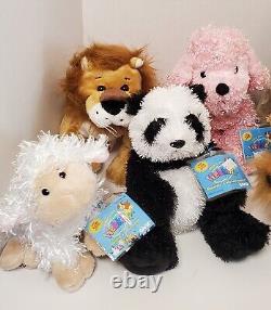 Large Lot Of 10 GANZ Webkinz Plush All With UNUSED + Sealed Codes Lot 2