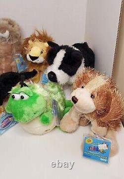 Large Lot Of 10 GANZ Webkinz Plush All With UNUSED + Sealed Codes Lot 2